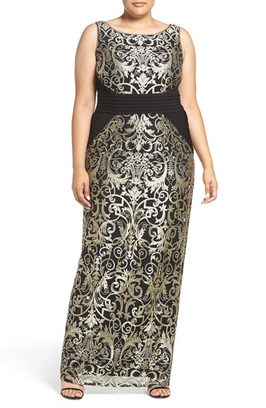 black frock with golden lace